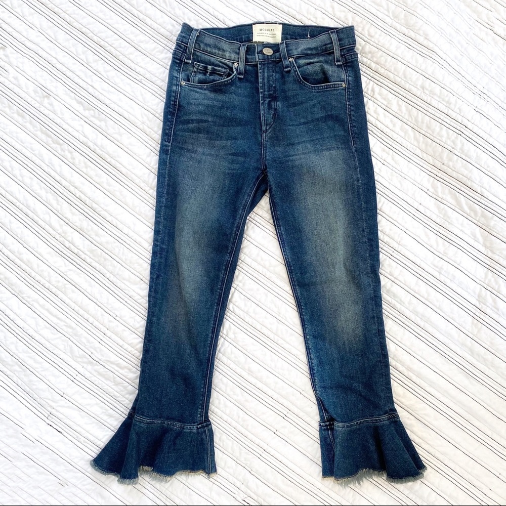 McGuire Bohemia Maison Flounced Jeans Sz 26